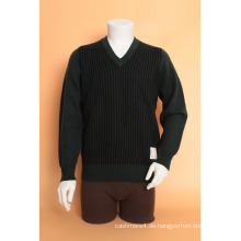 Yak Wolle / Kaschmir V-Ausschnitt Pullover Langarm-Pullover